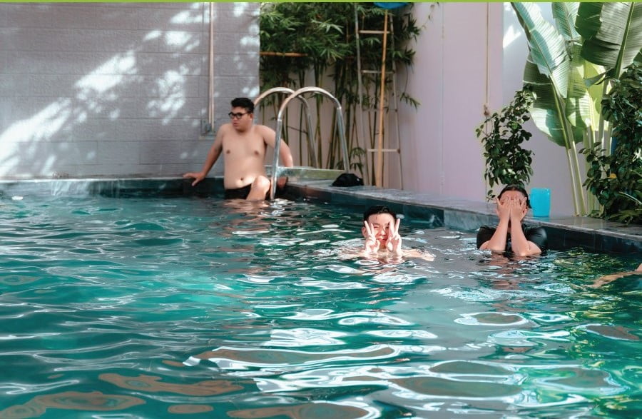 hồ bơi Rạch Giá kết hợp tập gym