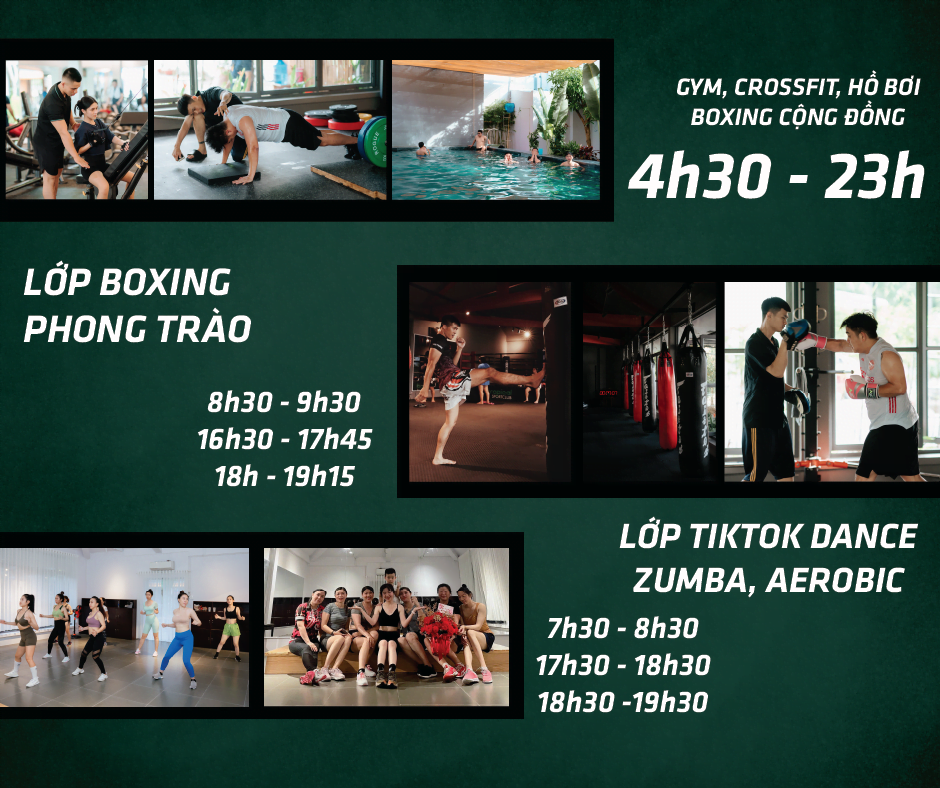 Aerobic Rạch Giá Lịch Tập