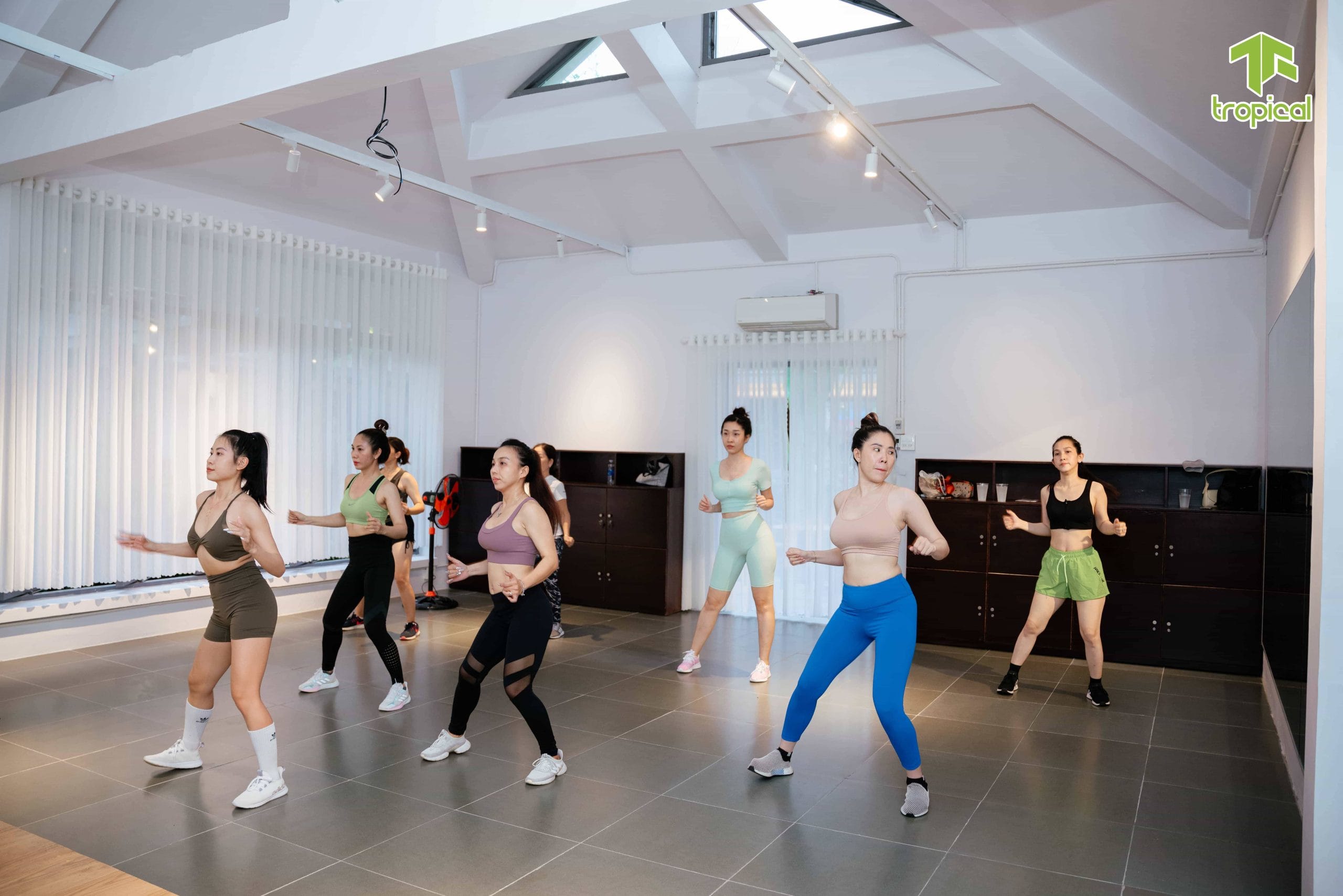 tập aerobic tại Rạch Giá