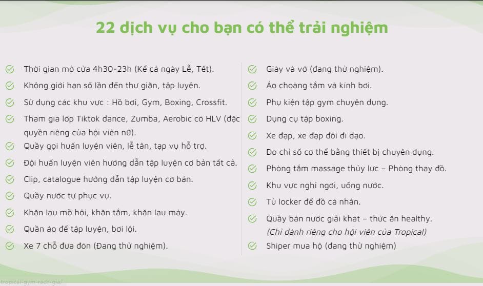 phòng tập gym hiện đại Rạch Giá